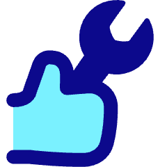 Wrench Hand Icon from Plump Pop Set
