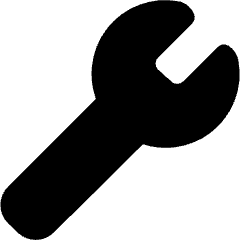 Wrench Icon from Core Solid Set
