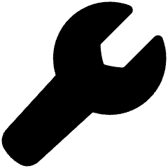 Wrench Icon from Plump Solid Set