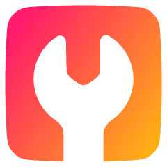 Wrench Square Icon from Plump Gradient Set