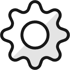 Cog 1 Icon from Ultimate Colors Set