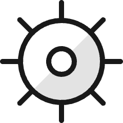 Cog 2 Icon from Ultimate Colors Set