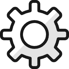 Cog Icon from Ultimate Colors Set