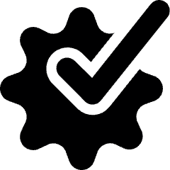 Cog Approved 1 Icon from Ultimate Bold Set