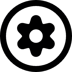 Cog Circle Alternate Icon from Ultimate Bold Set