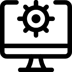 Cog Desktop Icon from Ultimate Regular Set