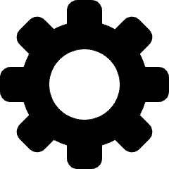 Cog Icon from Ultimate Bold Set