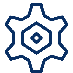 Cog Icon from Cyber Line Set