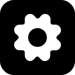 Cog Square 1 Icon from Ultimate Bold Set