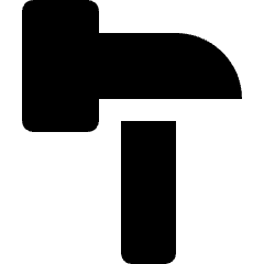 Hammer 1 Icon from Nova Solid Set