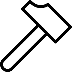 Hammer Icon from Ultimate Light Set