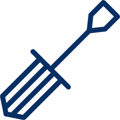Screwdriver Icon from Cyber Line Set