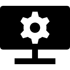 Settings Screen Cog Icon from Nova Solid Set