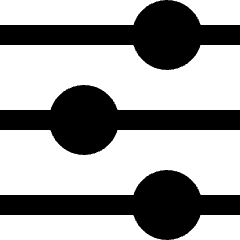 Settings Slider Horizontal 1 Icon from Nova Solid Set