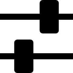 Settings Slider Horizontal 2 Icon from Nova Solid Set