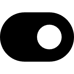Settings Switch On 1 Icon from Nova Solid Set