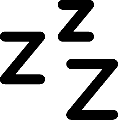 Sleep Zzz Icon from Ultimate Bold Set