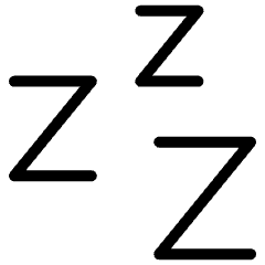 Sleep Zzz Icon from Ultimate Light Set