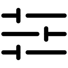 Slider Horizontal Alternative Icon from Ultimate Regular Set