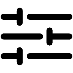 Slider Horizontal Alternative Icon from Ultimate Bold Set