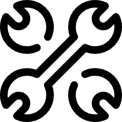 Wrench Double Icon from Ultimate Regular Set