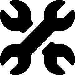 Wrench Double Icon from Ultimate Bold Set