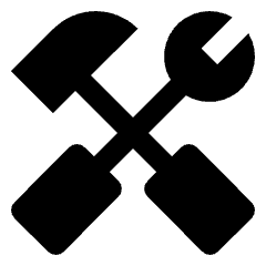 Wrench Hammer Icon from Nova Solid Set