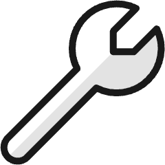 Wrench Icon from Ultimate Colors Set