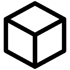 Cube Shape Icon from Ultimate Regular Set