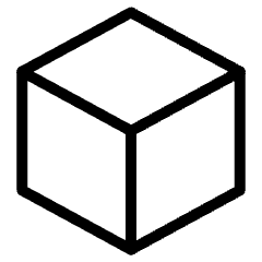 Cube Shape Icon from Ultimate Light Set