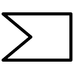 Flag Shape Icon from Ultimate Light Set