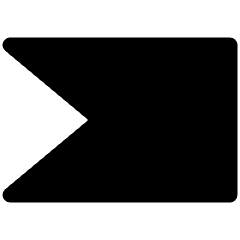 Flag Shape Icon from Ultimate Bold Set