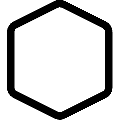 Hexagon 1 Icon from Ultimate Regular Set
