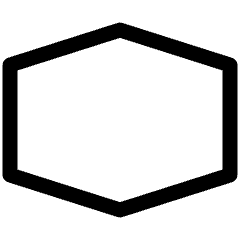 Hexagon Shape Icon from Ultimate Regular Set