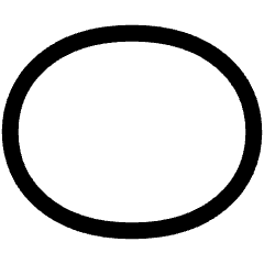 Oval Shape Icon from Ultimate Regular Set