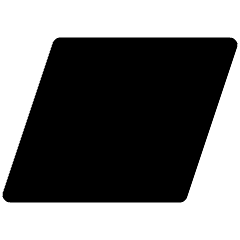 Parallelogram Shape Icon from Ultimate Bold Set