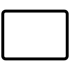 Rectangle Shape Icon from Ultimate Light Set