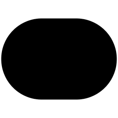 Rounded Rectangle Shape Icon from Ultimate Bold Set