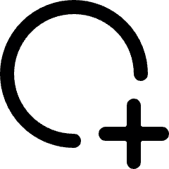 Shape Circle Add Icon from Ultimate Bold Set