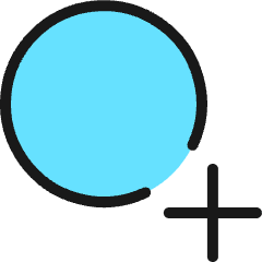 Shape Circle Add Icon from Ultimate Colors Set