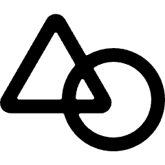 Shape Triangle Circle Icon from Ultimate Bold Set