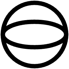 Sphere Shape Icon from Ultimate Regular Set