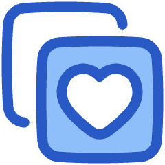 Custom Feeds Like Favorite Icon from Plump Duo Set