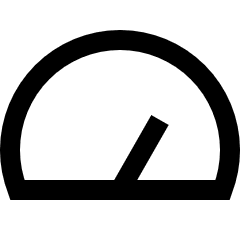 Dashboard Gauge 2 Icon from Sharp Line Set