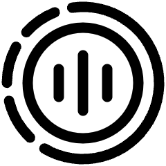 Live Audio Icon from Plump Line Set