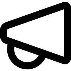 Mega Phone 1 Icon from Micro Line Set