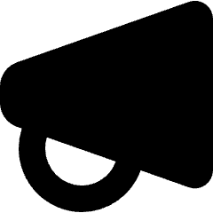 Mega Phone 1 Icon from Micro Solid Set