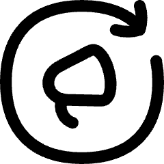 Megaphone Refresh Icon from Flex Line Set