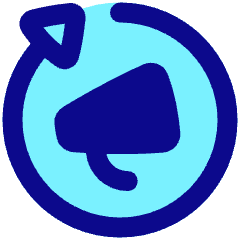 Megaphone Refresh Icon from Plump Pop Set