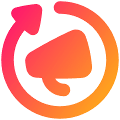 Megaphone Refresh Icon from Plump Gradient Set
